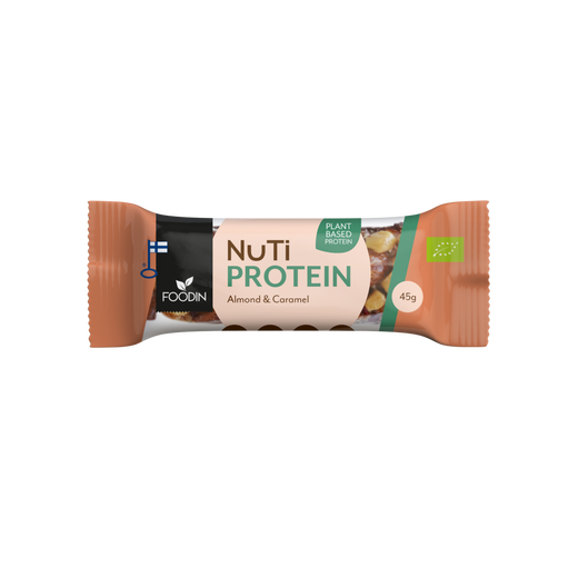 NUTI Protein, Almond & Caramel, luomu 45g